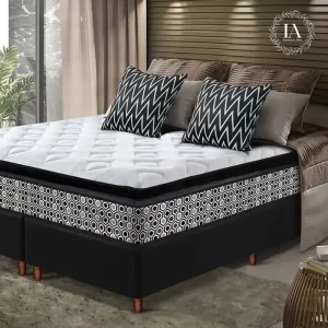 Cama Box Queen com Colchão – Nosso ninho dos sonhos